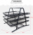 Office Supplies Metal Mesh Three Layer File Tray Black File Holder Desktop Storage Three-Layer Barbed Wire File Tray
