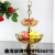 Double-Layer Fruit Plate Glass Crafts Fruit Plate Diamond Bead Point European-Style Large Fruit Plate Retro Two-Layer Dining Table Fruit Rack