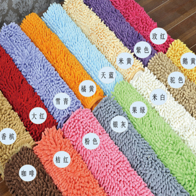 Chenille Blanket Factory Wholesale Bedroom Coffee Table Carpet Living Room Long-Wool Mat Household Kitchen Mat Door Mat