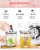 Cute Scale Glass Cup Household Children Drink Milk Breakfast Cup Lid Straw Water Cup Female Online Influencer Juice Cup