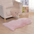 Customized Winter European-Style Simple Wool-like White Home Living Room Thickened Plush Carpet Floor Mat Window Cushion