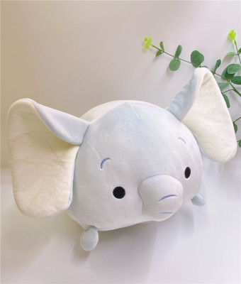 Factory Direct Sales New Forest Animal Elephant Plush Toy Pillow Doll Pillow to Map Sample Customization