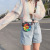 Girl All-Match Travel Crossbody Bag Cartoon Cute Silicone Flower Bag Shoulder Bag for Little Girls Mini Princess Bag