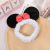 Cute Cartoon Big Ears Mickey Ni Bow Headband Makeup and Face Wash Hair Ring Factory Wholesale Headband Hairband