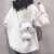 2021 Summer New Fashion Cartoon Cute Girl Shoulder Messenger Bag Children's Silicone Accessories Mobile Phone Bag Coin Purse