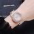 New Korean Style Women's Watch Fashion and Fully-Jewelled Roman Numeral Surface Steel Belt Watch