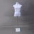 Factory Direct Sales Men's Half-Length Plastic Wrapping Model Underwear Clothing Display Props Dummy Half-Length Mannequin