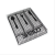 Four-Grid Tableware Storage Box Kitchen Restaurant Hotel Draining Table-Type Knife and Fork Metal Storage Basket