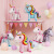 Assembled Single-Angle Rainbow Horse 3D Unicorn Aluminum Balloon Wedding Celebration Decoration Baby Birthday Balloon Wholesale