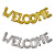 16-Inch American Version Welcome Letter Balloon Set Welcome Aluminum Balloon Wedding Birthday Party Decoration