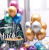 Transparent Table Drifting Bracket Birthday Party Layout Wedding Decoration Transparent Table Drifting Pole Base without Helium