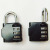 Production Gym Wardrobe Lock Large 40mm Three-Digit Padlock Padlock with Password Required