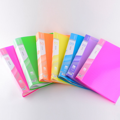 Wholesale A4 Info Booklet 10 to 80 Pages Insert Document Folder File Book Customized Storage Book Storage Bag with Logo