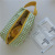 Korean Ins Style Fresh Green Plaid Double Sided Embroidery Love Handbag Makeup Storage Bag Wrist Bag