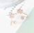 Fashionable and Versatile Earrings Sweet Rhinestone Flower Earring Ear Clip Ear Clip Ear Studs