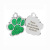 New Products in Stock ID Foot Print Dog Tag Pet Decorations Cross-Border Supply Amazon Laser Dog Necklace Accessories