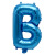 16-Inch American Version Thin Letter Aluminum Film Balloon Blue Letter Aluminum Foil Balloon Birthday Party Decoration Layout Wholesale