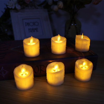 Swing Small Candle Electronic Tealight Factory Wholesale LED Candle Cross-Border E-Commerce Hot Sale Simulation Candle