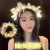 Fairy Glowing Feather Garland Goose Feather Headband Push Flash Small Gift Concert Scenic Spot Scenic Spot Stall Hot Sale