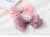 Children's Hair Accessories Korean Style Pearlescent Yarn Big Bow Snow Yarn Baby Headdress Pink Side Clip Girls Hairpin Side Clip