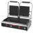 Commercial Double Pressure Plate Electric Grill Roast Beef Panini