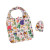 Manufacturer Small Shopping Bag Folding Snap Shopping Bag Custom Five-Compartment Waterproof Material Handbag Custom Logo