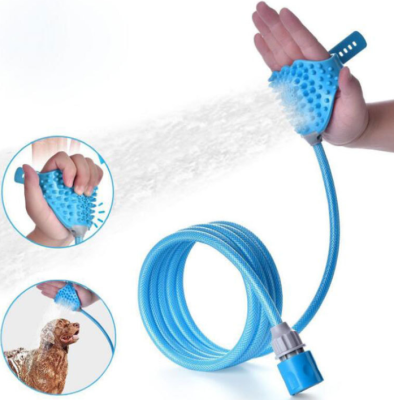 Pet Bathing Tool Pet Bath Device Convenient Dog Cleaning Spray Pipe Water Spray Hand Strap Nozzle