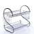 Multi-Functional Assembly S-Type Double-Layer Draining Bowl Rack Metal Tableware Stand Kitchen Dish Rack