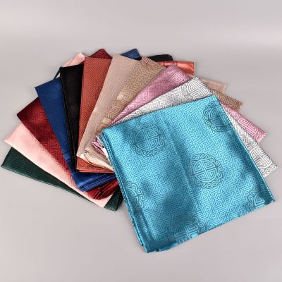  Spring and Summer Jacquard Satin Classical Longevity Picture Large Kerchief Silk Scarf Headscarf Factory Direct Sales