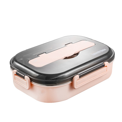 Wholesale 304 Stainless Steel Lunch Box Office Worker Student Canteen Portable Lunch Box Compartment Insulation Bento Box