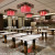 Hot Spring Hotel Western-Style Dining Table Hotel Buffet Tables and Chairs Stone Plate Western-Style Dining Table