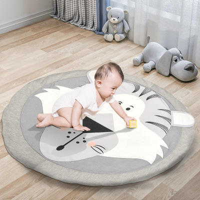  Factory Wholesale Cartoon Animal Baby Play Mat Soft and Thickened Infant Play Mat Baby Crawling Mat Baby Activity Mat