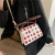 Net Red Western Style Strawberry Bag for Women 2021 New Fashion Handheld Versatile Ins Shoulder Crossbody Small Square Bag