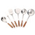 Stainless Steel Kitchenware Set Kitchen Home Cooking Spatula Colander Hanging Anti-Scald Handle Factory Wholesale