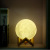 Moon Light Bedroom Atmosphere Led Small Night Lamp Creative Holiday Birthday Gift Three-Color Adjustment