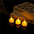 LED Electronic Candle Long White Core Tealight CR2032 Electronic Tealight Tealight