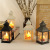 Flame Square Wind Lamp Christmas Decoration Led Small Table Lamp Show Window Scene Pendent Ornaments