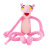 Wholesale Dalang Leopard Pink Panther Doll Stall Plush Toy Long Leg Pink Naughty Leopard Tigger Doll Gift