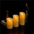 Tears Swing Simulation Led Electronic Candle Light Rose Pattern