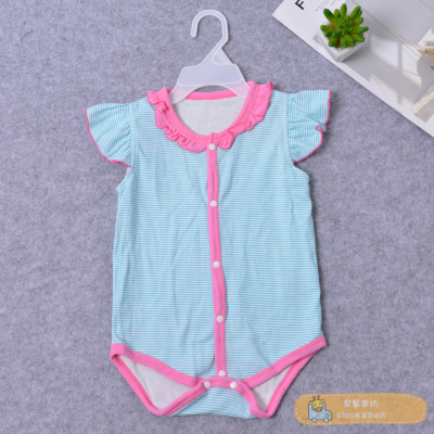 Baby's Lightweight Jumpsuit Summer Short-Sleeved New Baby's Romper Pure Cotton Rompers Onesie Short Romper