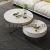 Stone Plate Coffee Table Modern Minimalist Living Room Home round Size Coffee Table Nordic Small Apartment Mild Luxury Marble Coffee Table