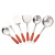 Stainless Steel Kitchenware Kitchen Home Cooking Spatula Colander Hanging Anti-Scald Handle Design Factory Wholesale