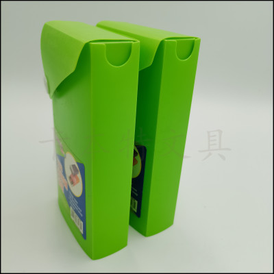 Drawer Stationery Box Snap Pp Plastic Pen Box Storage Pencil Box Creative Solid Color Pencil Case Factory Direct Sales