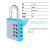 [Manufacturer] Zinc Alloy 4-Digit Combination Lock Gym Lock Amazon New Number Lock
