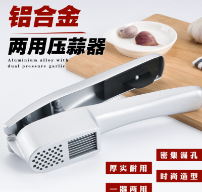 Aluminum Alloy Garlic Press Garlic Slice Slicer