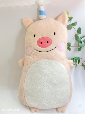 Factory Direct Sales Ins Nordic Style Cute Pig Home Pillow Animal Plush Toy Pillow Sample