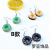 Creative Handicraft Donut Earrings Cute Girl Cartoon Fun Ear Clip Candy Toy Earrings