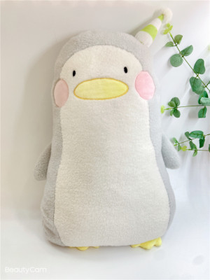 Factory Direct Sales Ins Nordic Style Marine Penguin Home Pillow Animal Plush Toys to Map and Sample Customization