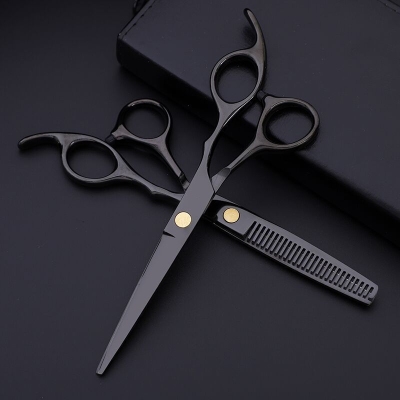 Hair Hairdressing Scissors Bangs Curved Scissors Straight Snips Thinning Scissors Thin Hair Salon Children's Family Hair Tools Set Wholesale