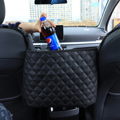 Car Seat Storage Isolation Net Pocket Multifunctional Car Storage Bag Hanging Bag Chair Back Shopping Bags Car Interior Supplies